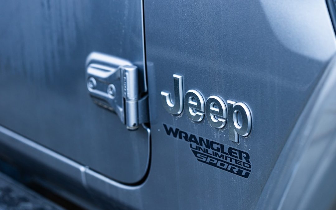 Jeep Wrangler Unlimited Sport side badge